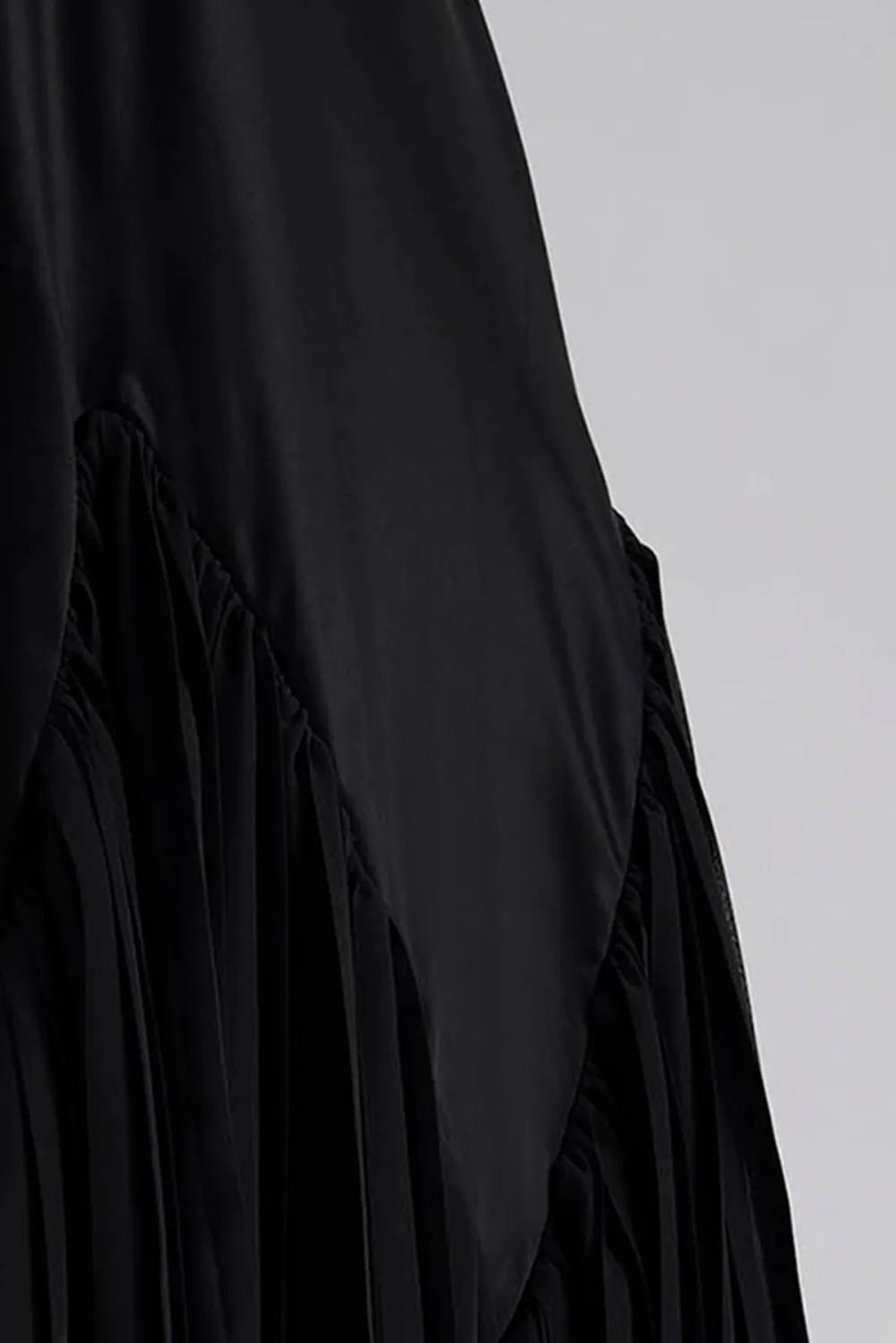 Ruffled Hem Midi Skirt