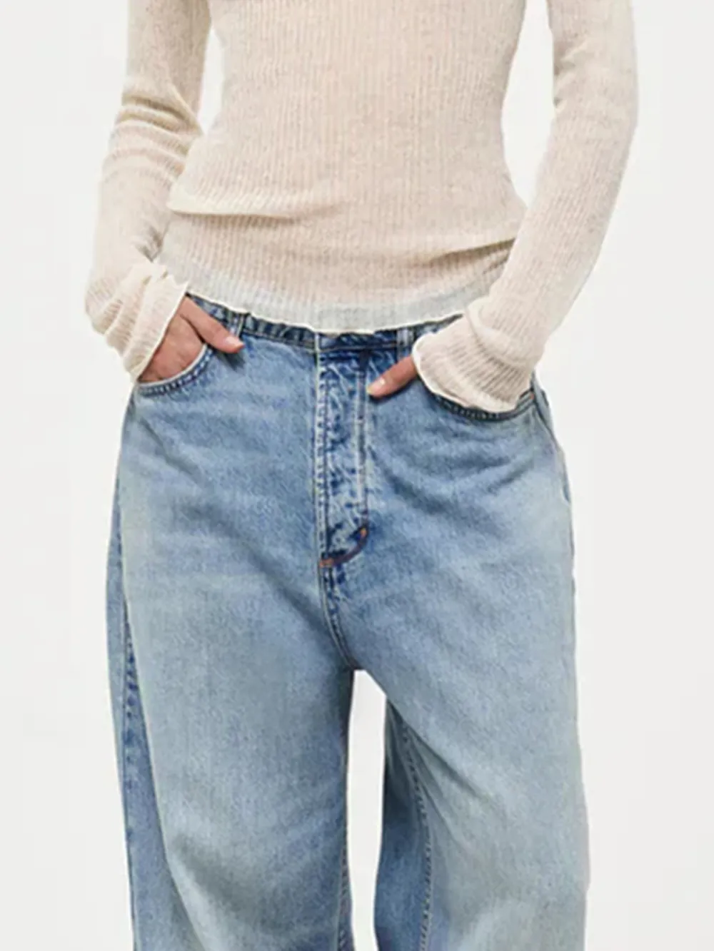 Casual Style Relaxed Vision Light Vintage Indigo