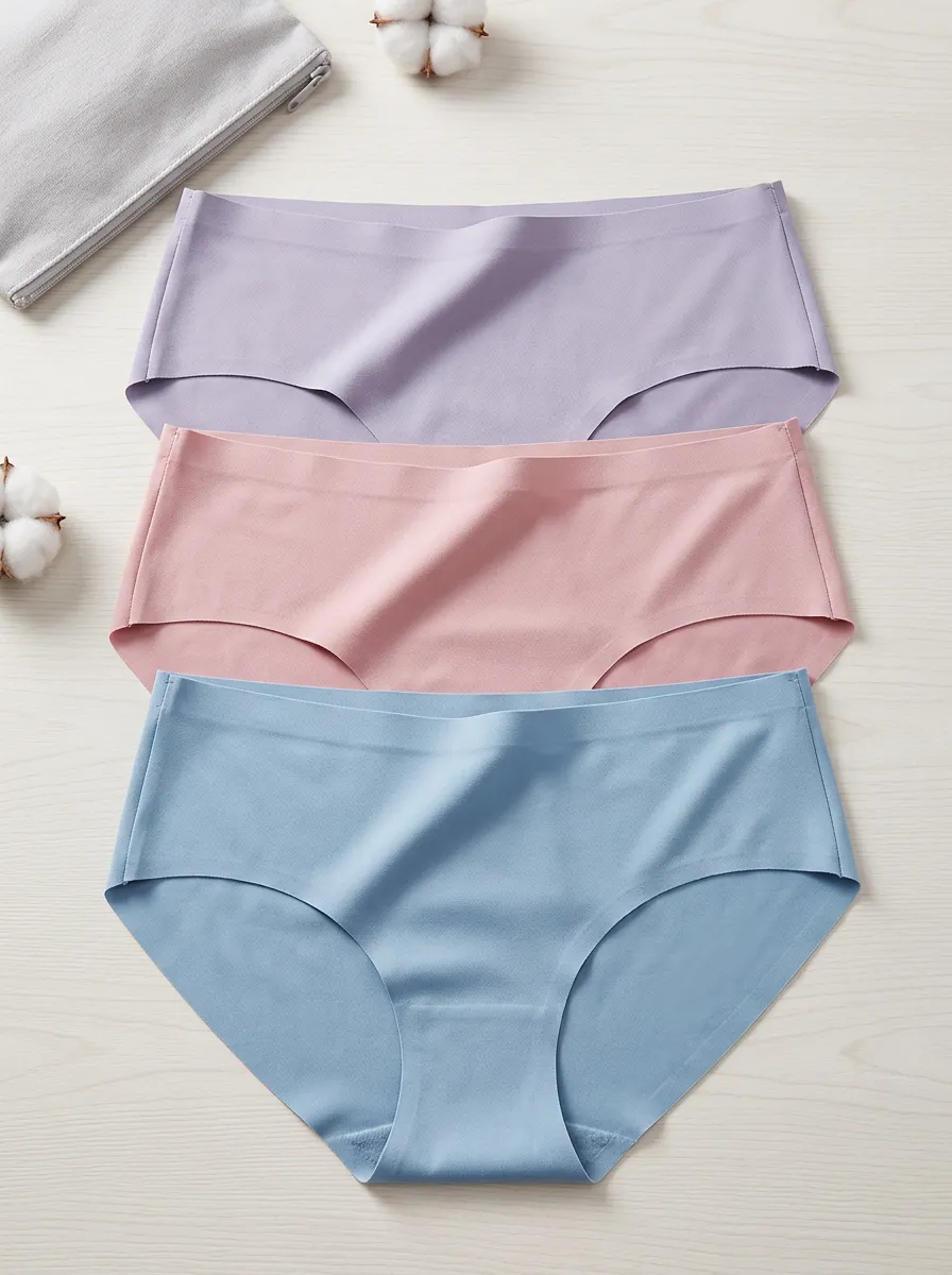 Simple Seamless Three-Pack Panties