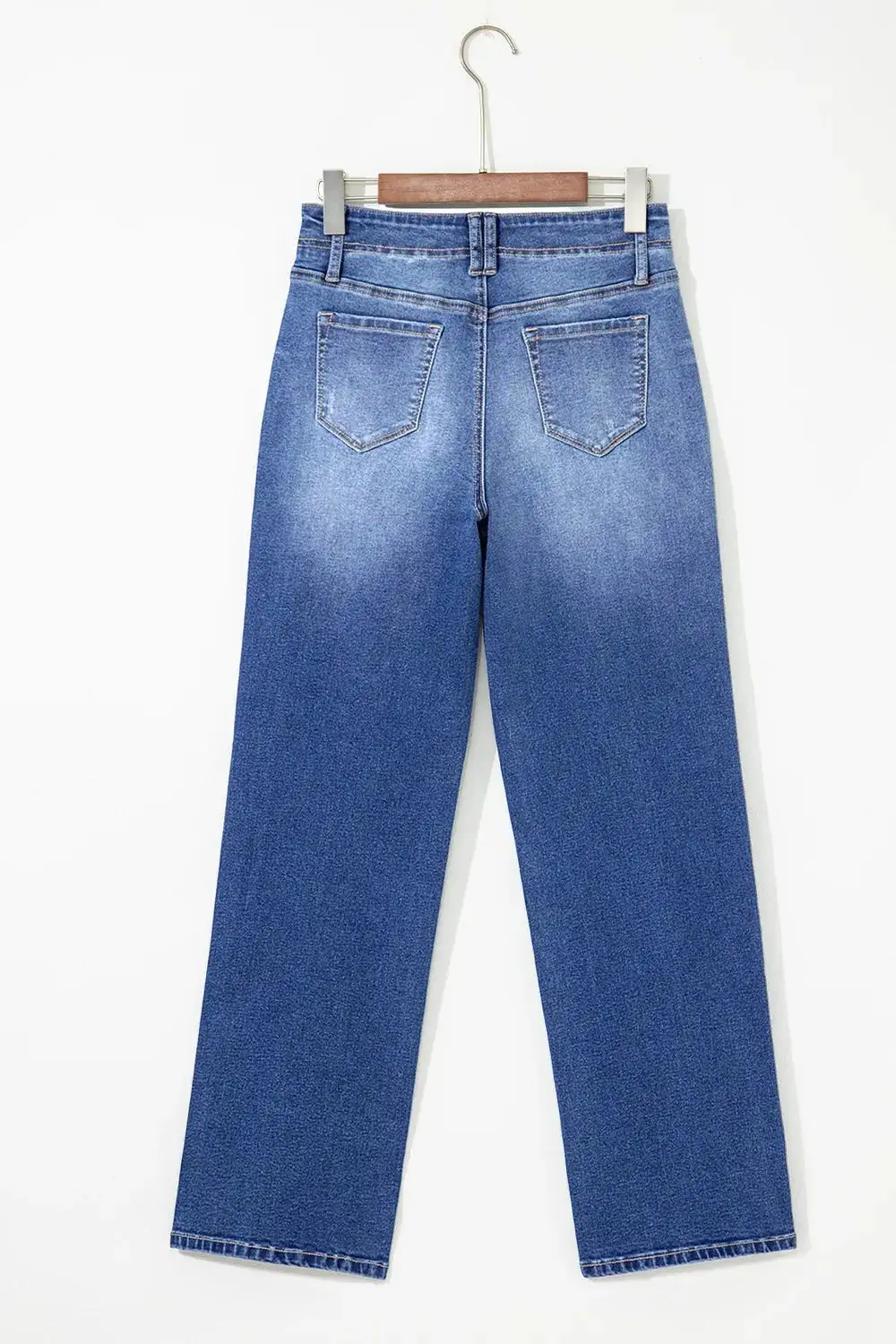 Contemporary High Rise Wide Leg Jeans