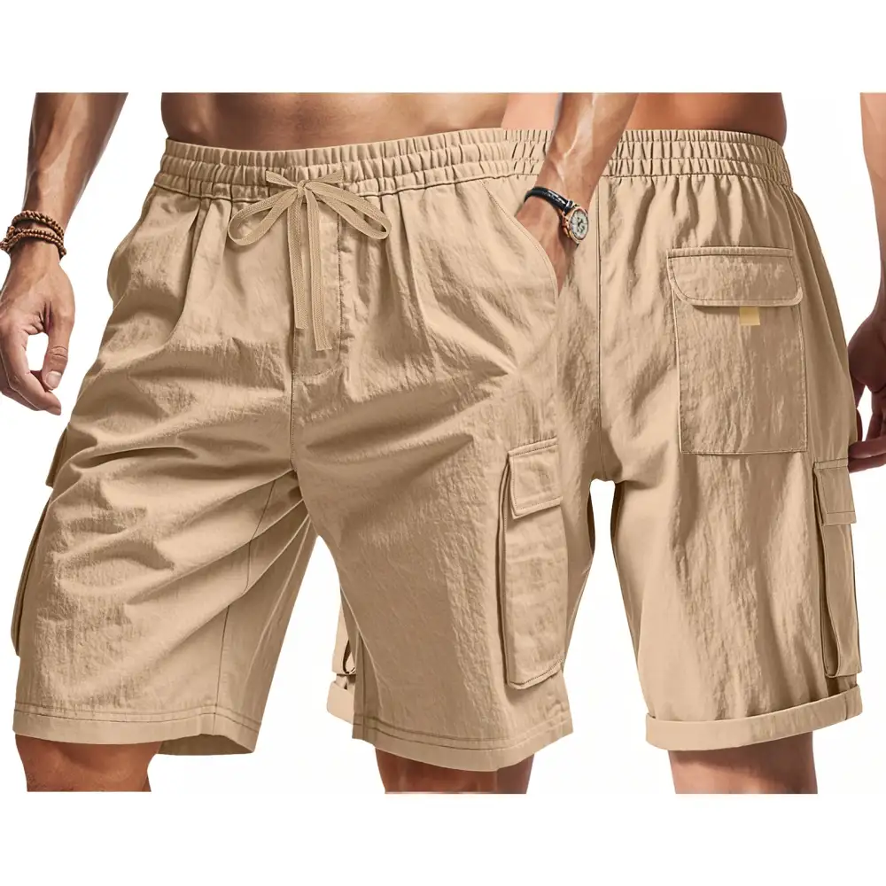 Men's Knee Length Cargo Shorts for Summer Wear for Weekend Outfits