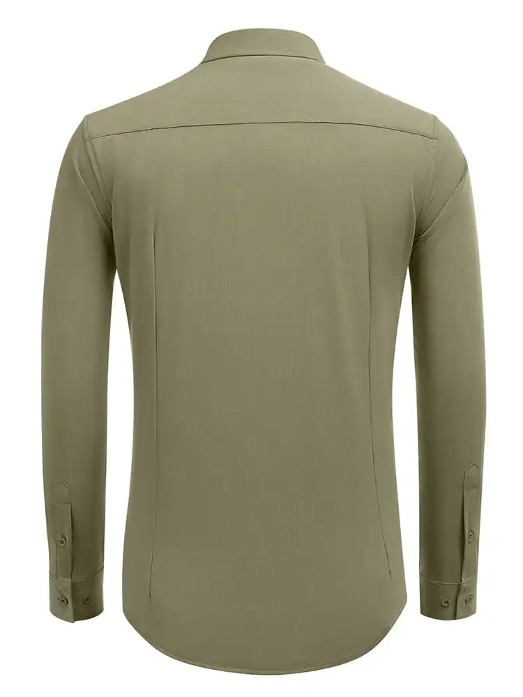 Casual Long Sleeve Button Down Shirt