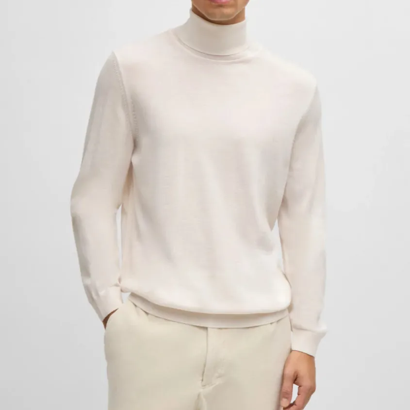 Classic Merino Roll-Neck Men's Sweater