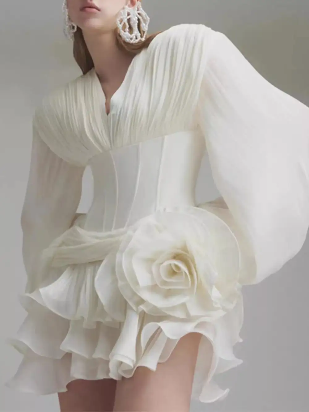 Ruffle Mini Dress
