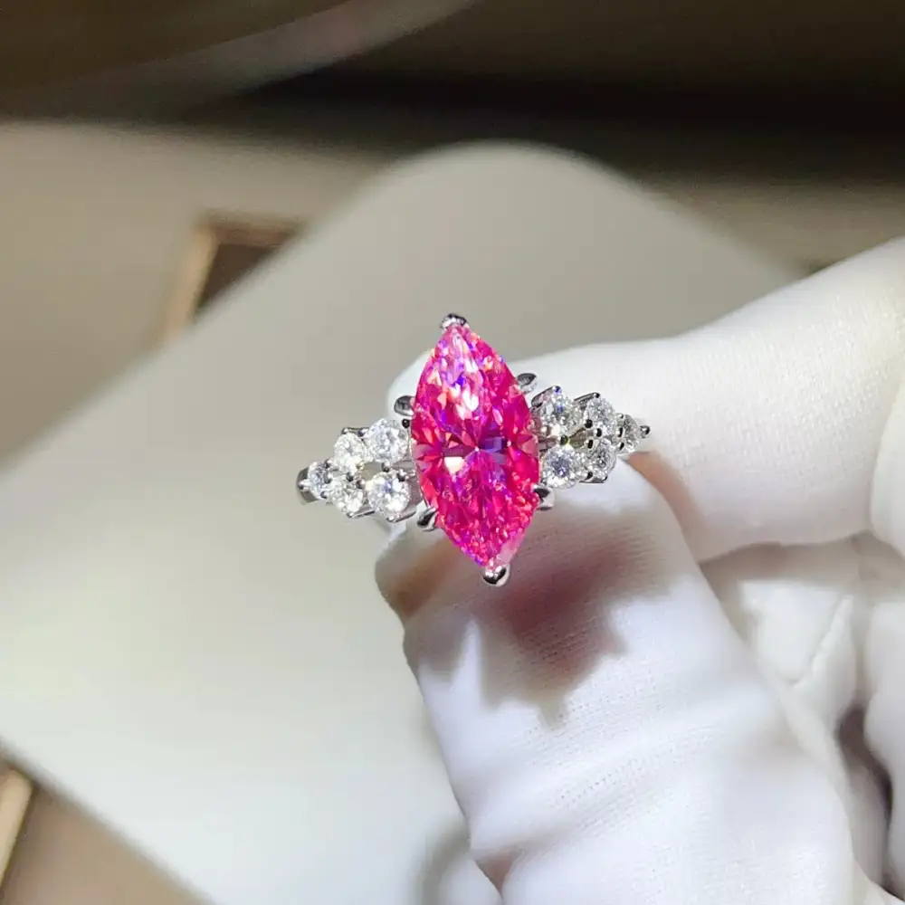 Serene Sterling Silver Moissanite Ring