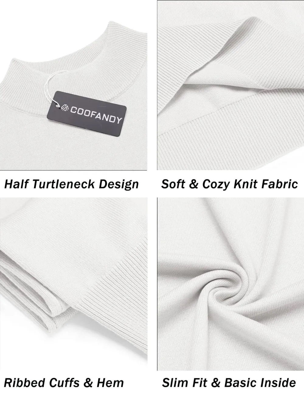 Turtleneck Basic Slim Fit Knitted Short Sleeve Shirt Sweater