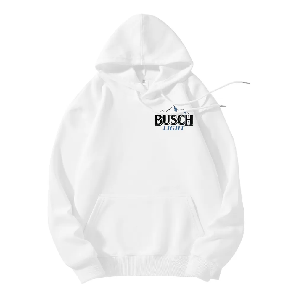 Logo Accented Black Hoodie With Outdoor Inspired Style