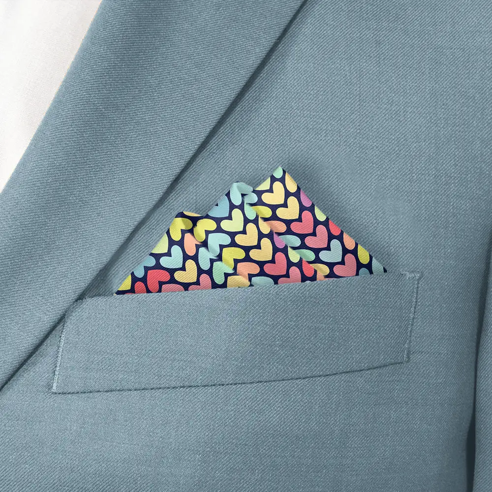 Tailored Decorative Novelty Dotted Pocket Square
