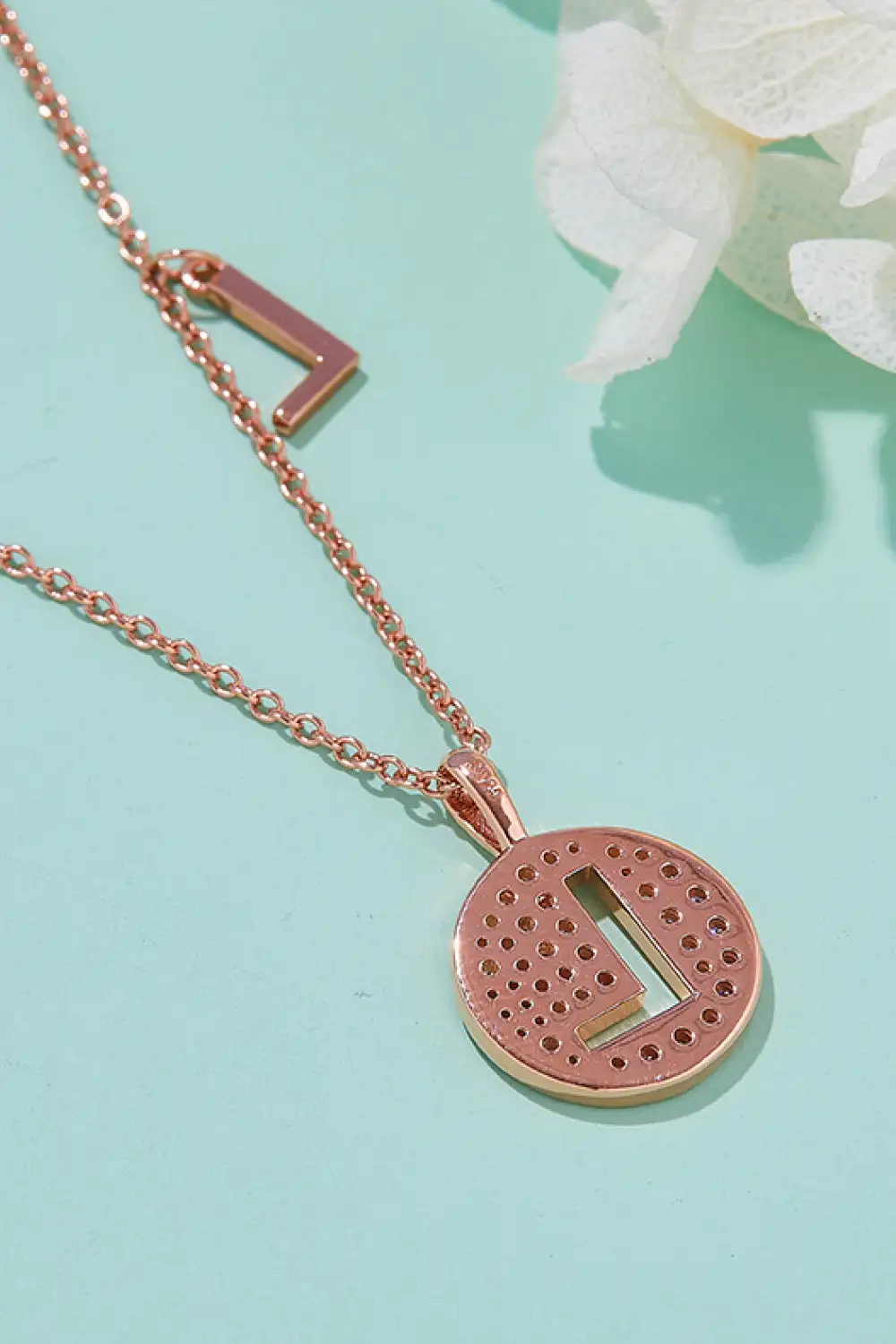 Moissanite K To T Pendant Necklace