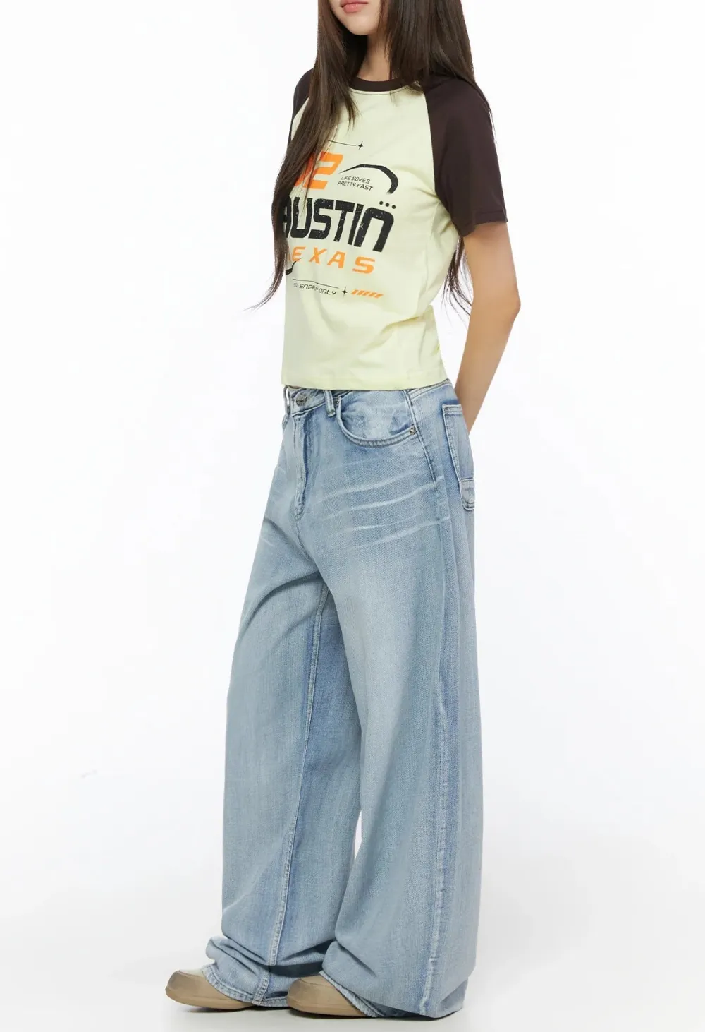 Wide-Fit Wide Leg Jeans