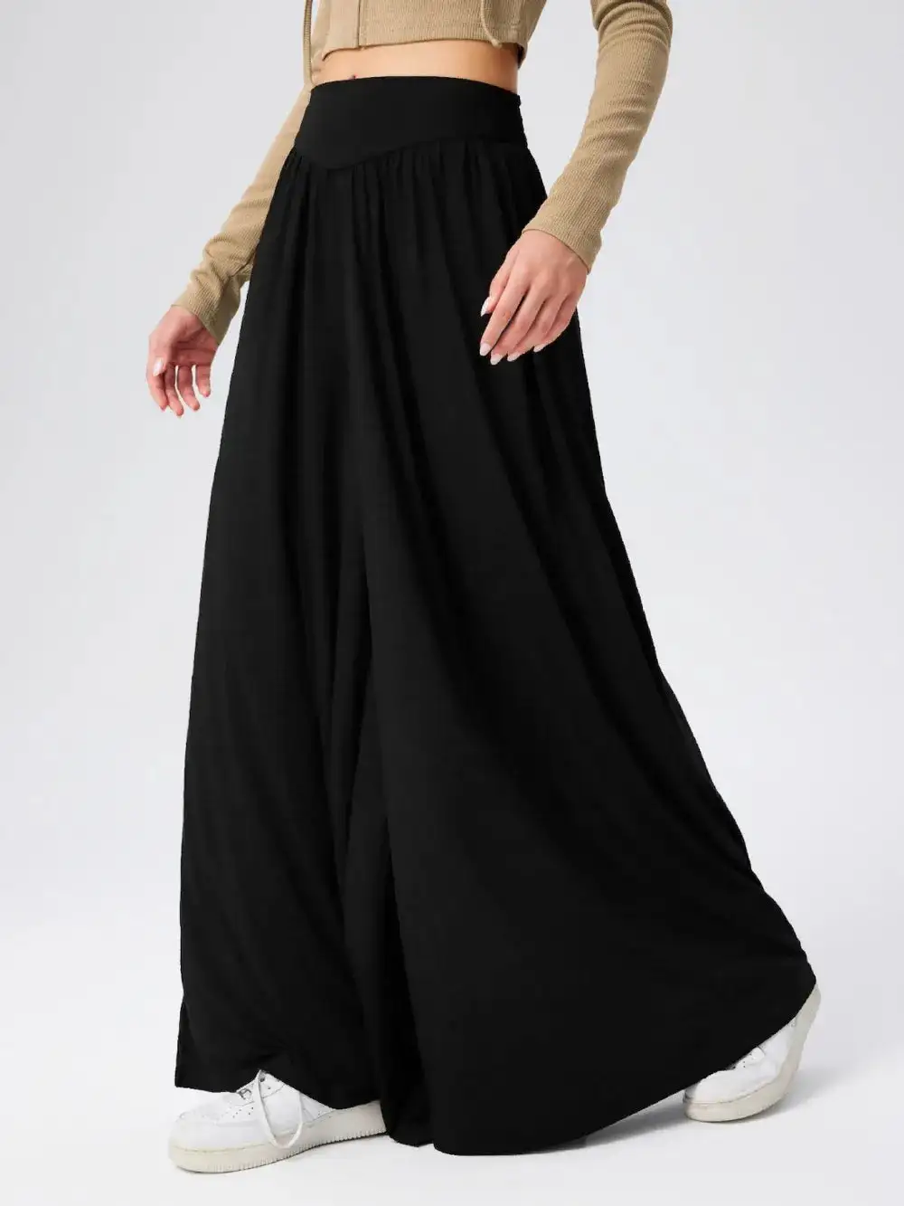 Flowy High Waist Wide Leg Pants