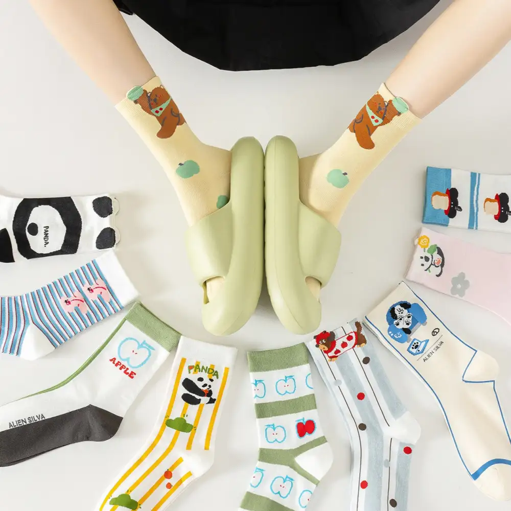 Lazy Dog Loading Crew Socks