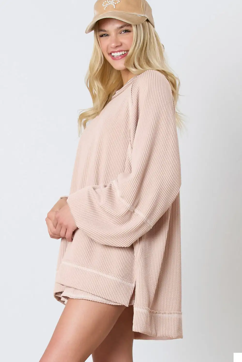 Ruffle Trim Coordinated Set