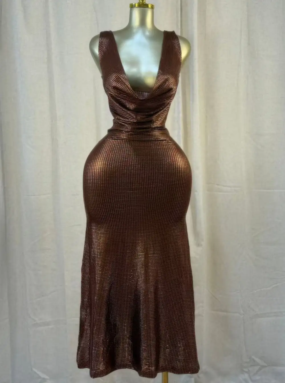 Sequin Midi Dress