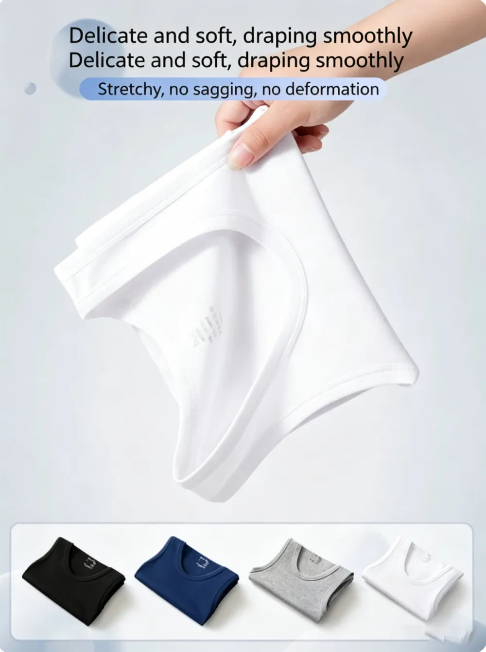 FINAL SALE⚡8 Packs for $24.99⚡Value Bundle Men's Ribbed Cotton Tank Undershirts, Breathable Sleeveless Base-Layer Vests