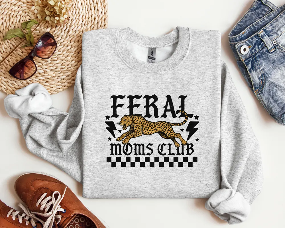Mom Club Graphic Crewneck Sweatshirt