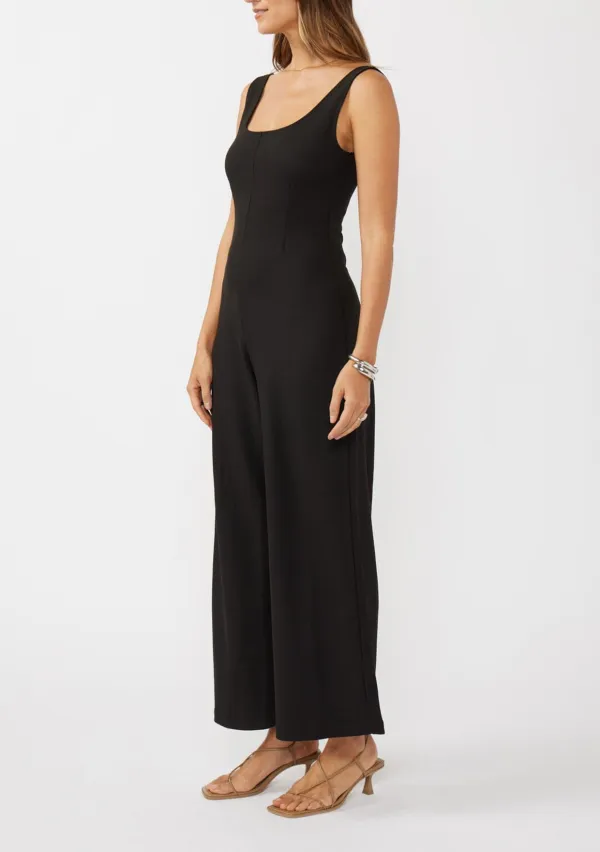 Wide Leg Sleeveless Jumpsuit