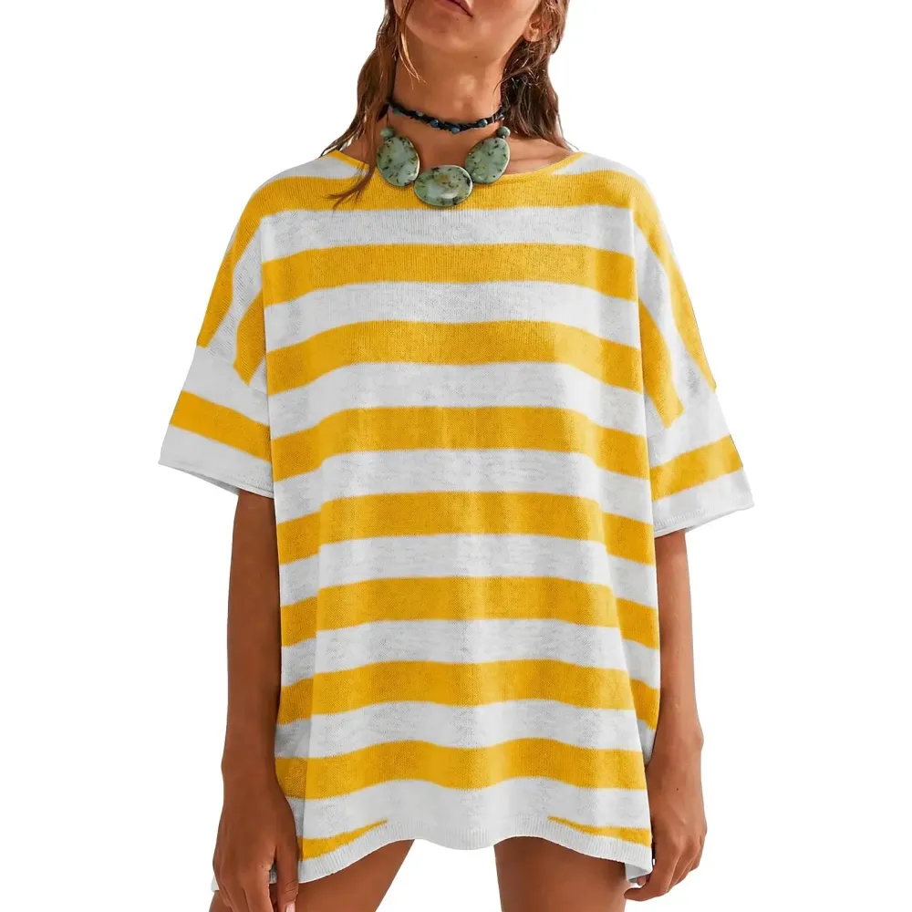 Women’s Oversized Short Sleeve Tunic Tee