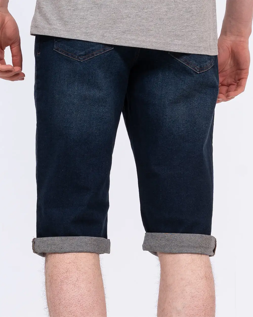 Polished Regular Fit Denim Shorts