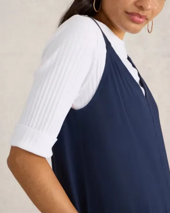 Jersey V Neck Jumpsuit