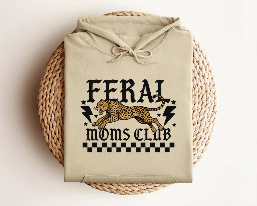 Mom Club Graphic Pullover Hoodie