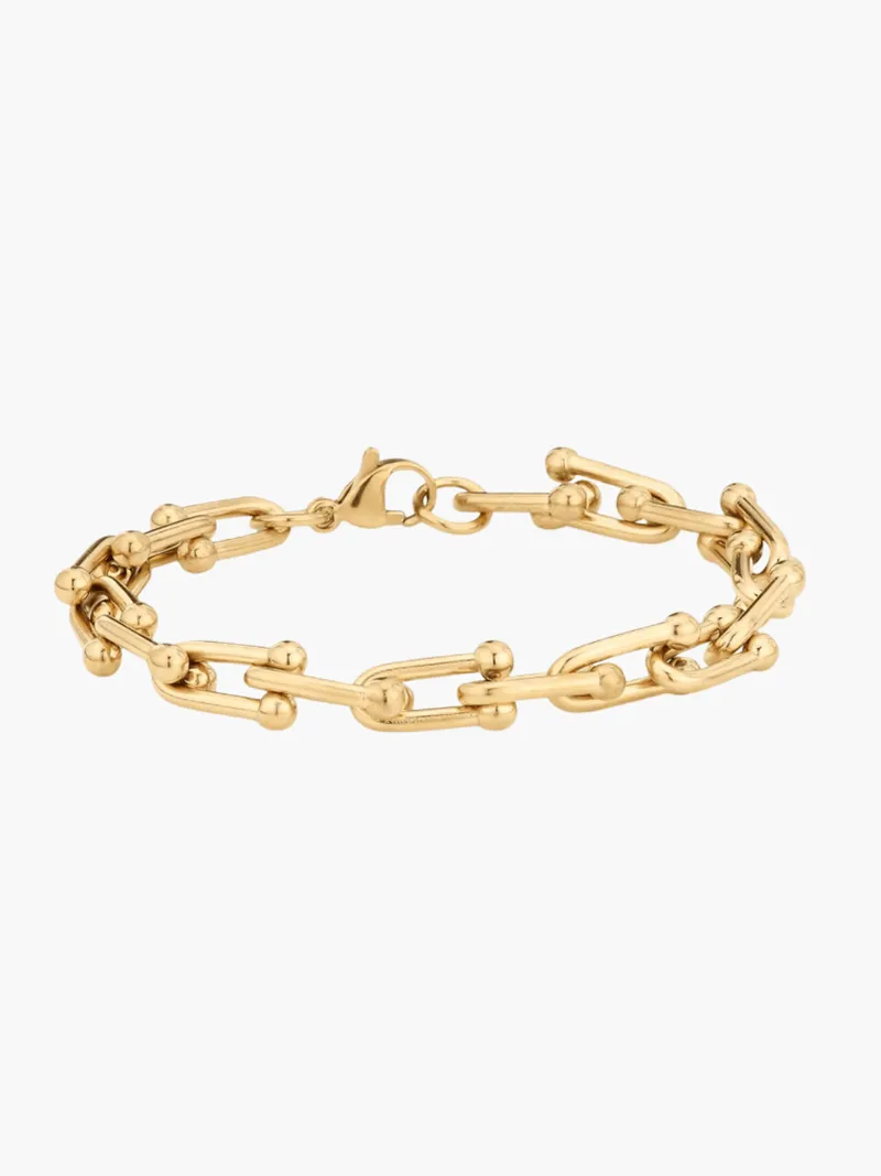 Structured Link Bracelet