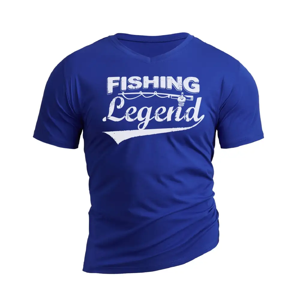FISHING LEGEND WATERPROOF V-NECK GRAPHIC TEE