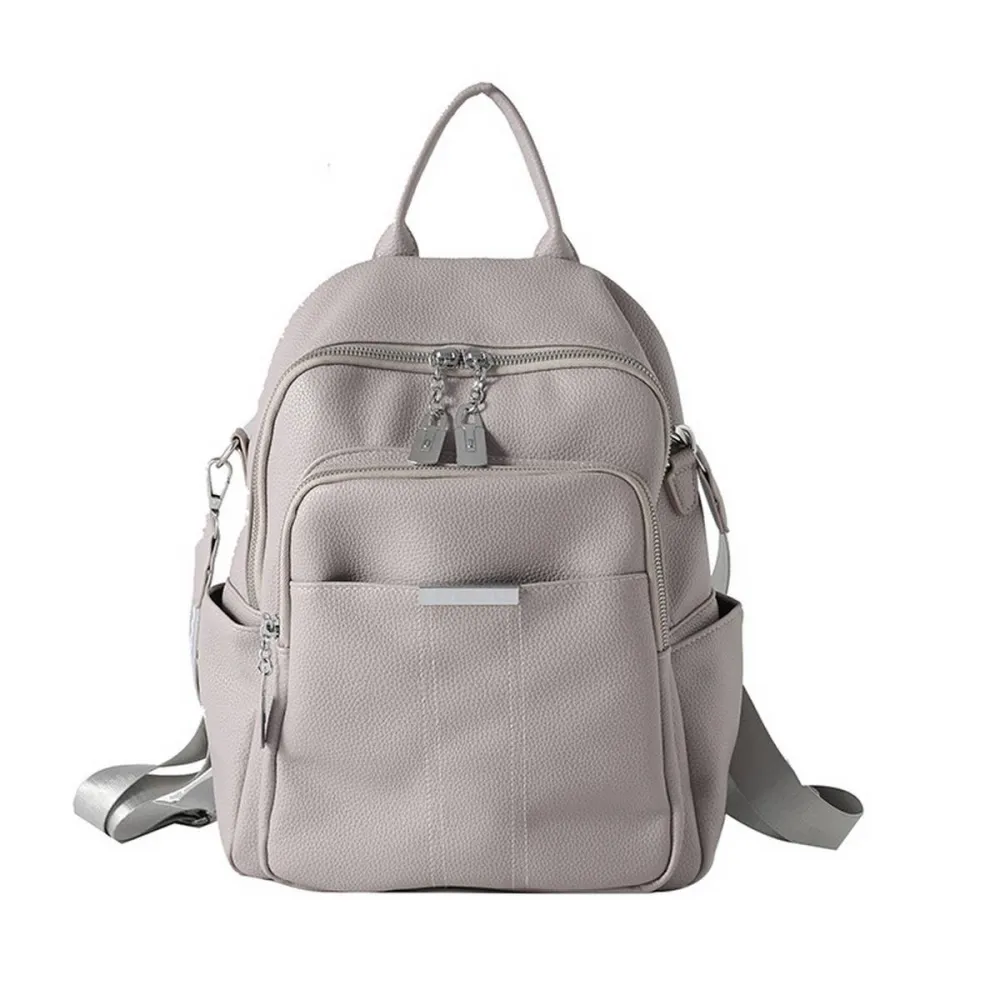 Minimal Compact Textured Backpack