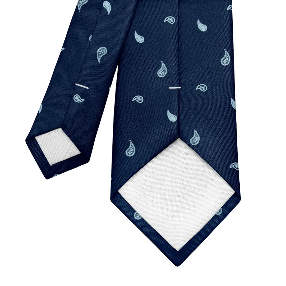 Polished Paisley Motif Necktie