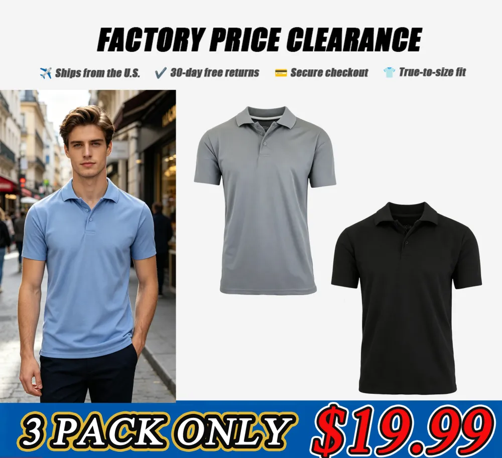 Men's quick-drying polo shirt