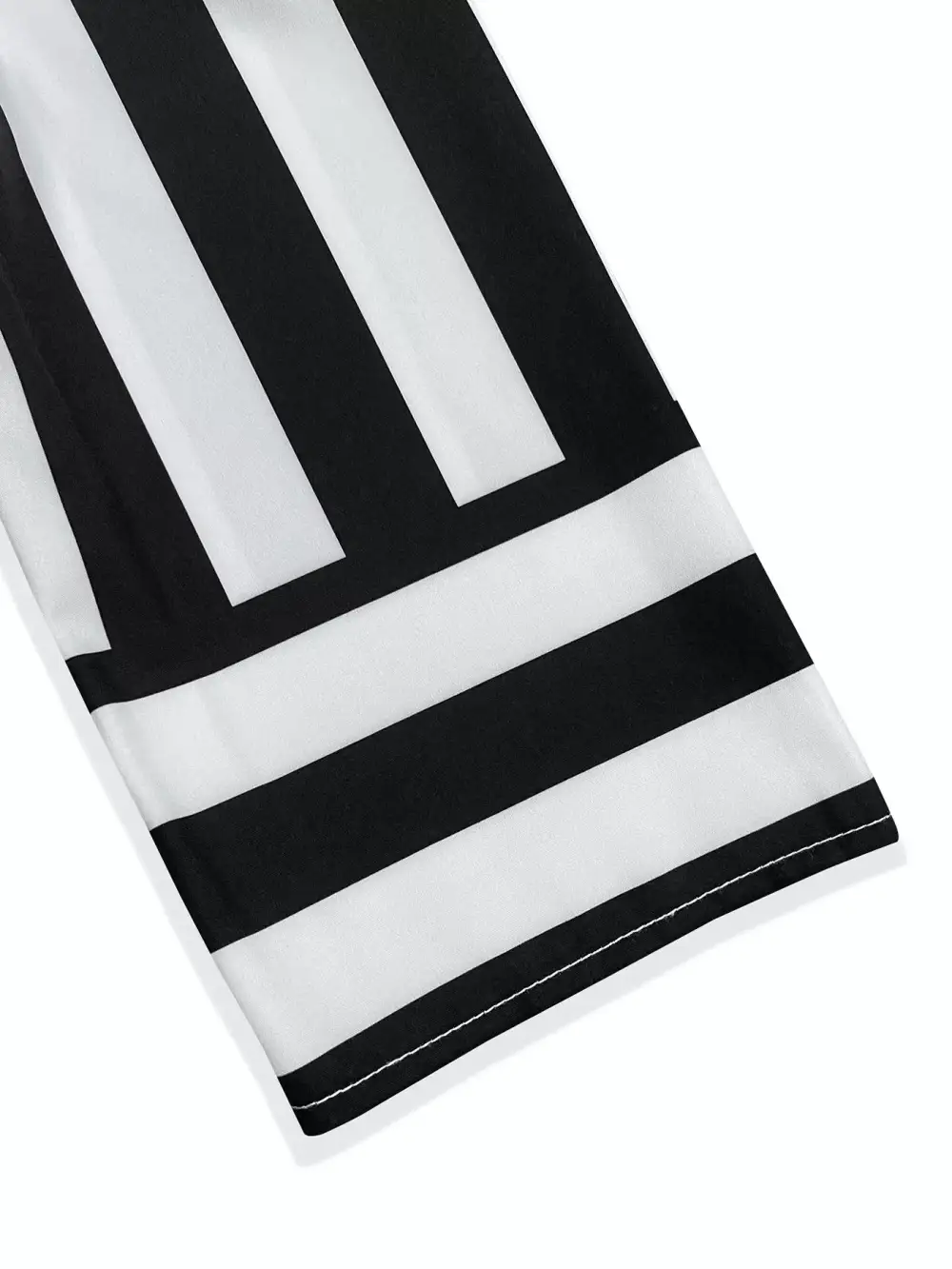 Striped Notched Casual Mini Dress