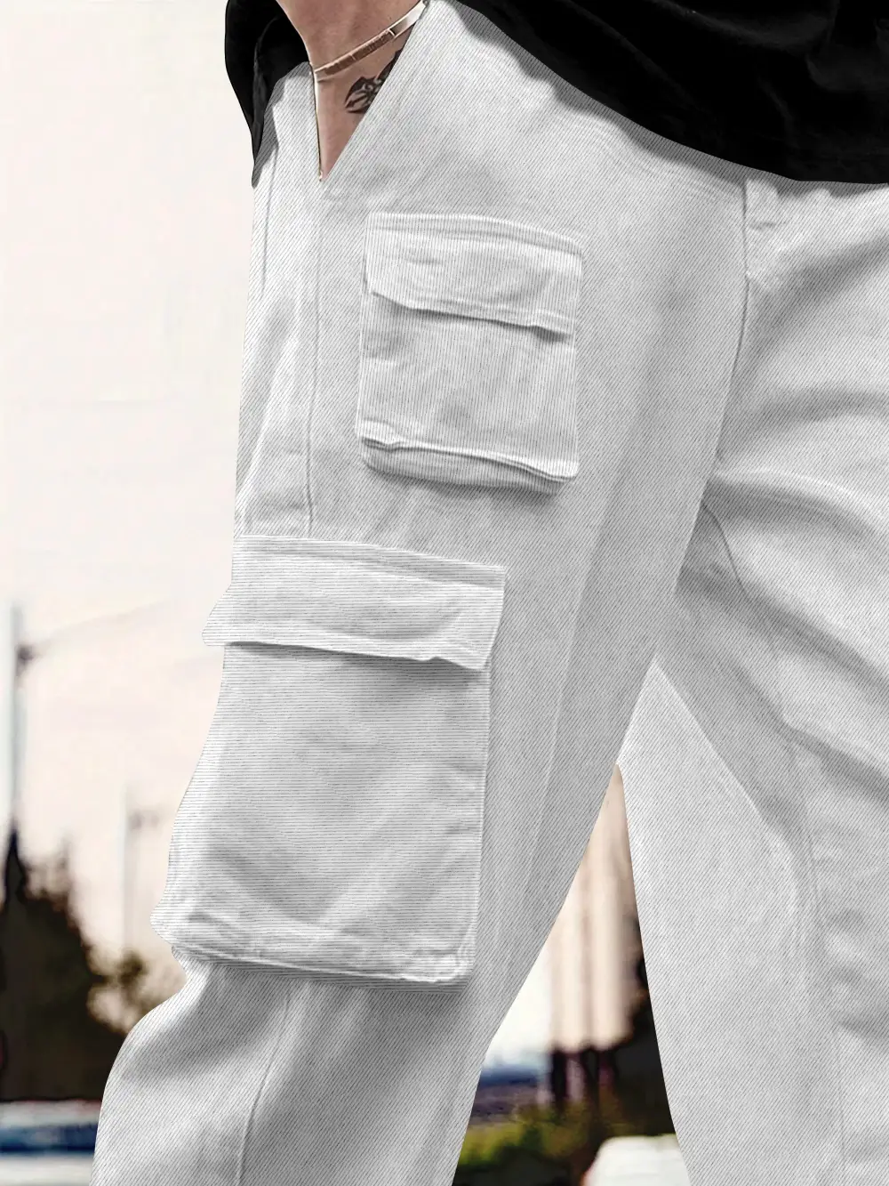 Minimal Travel Cotton For Track Cargo Pants