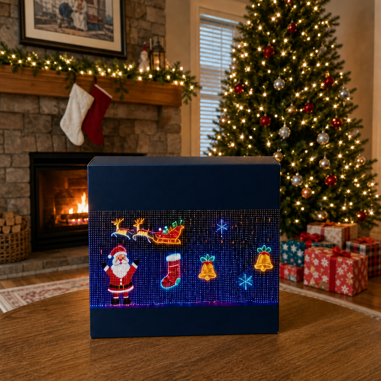 Packaged LED curtain lights
