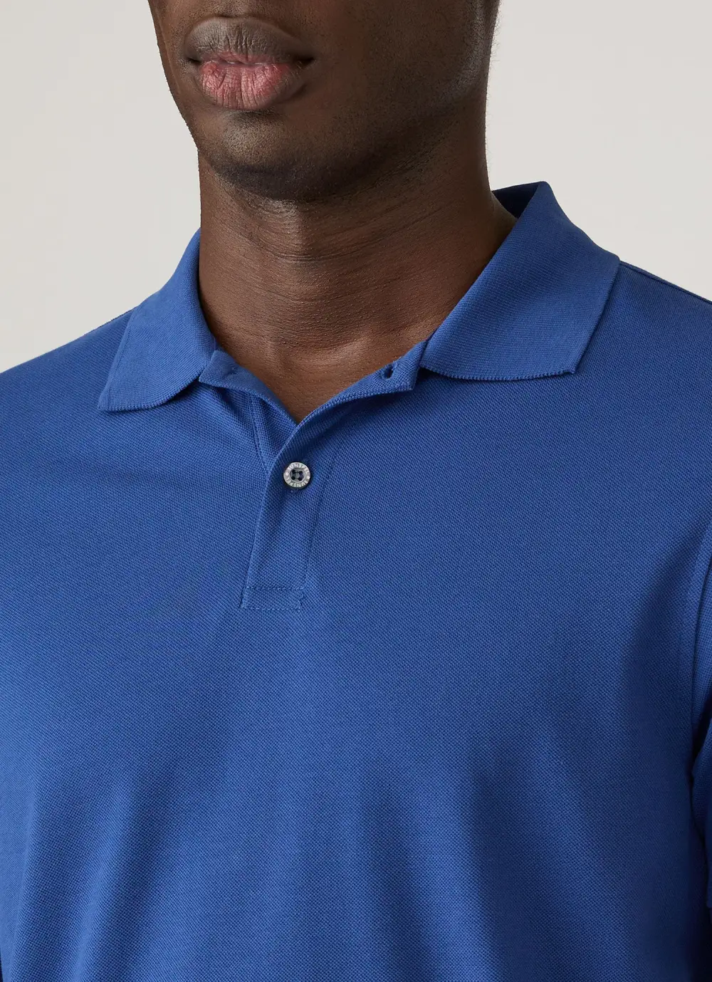 Elevated Everyday Slim Fit Cotton Pique Short Sleeve Polo Shirt