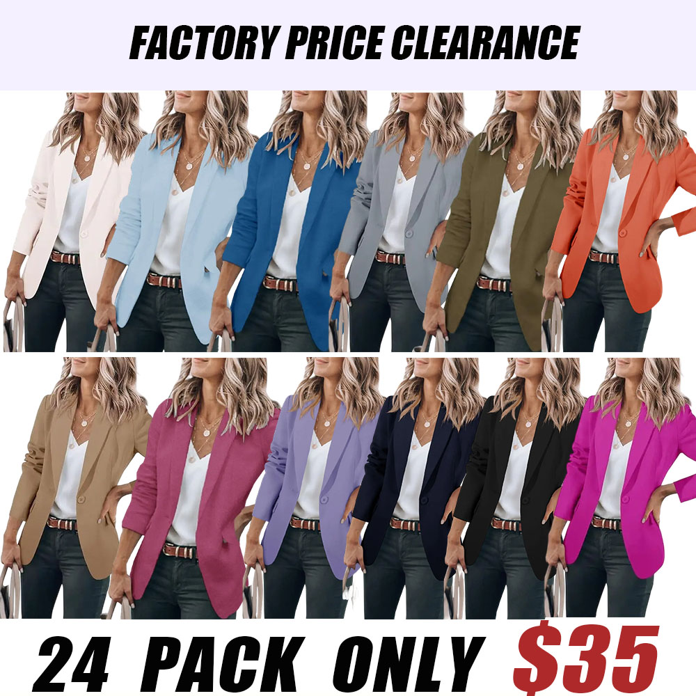 🔥 Women's Casual Fitted Blazer