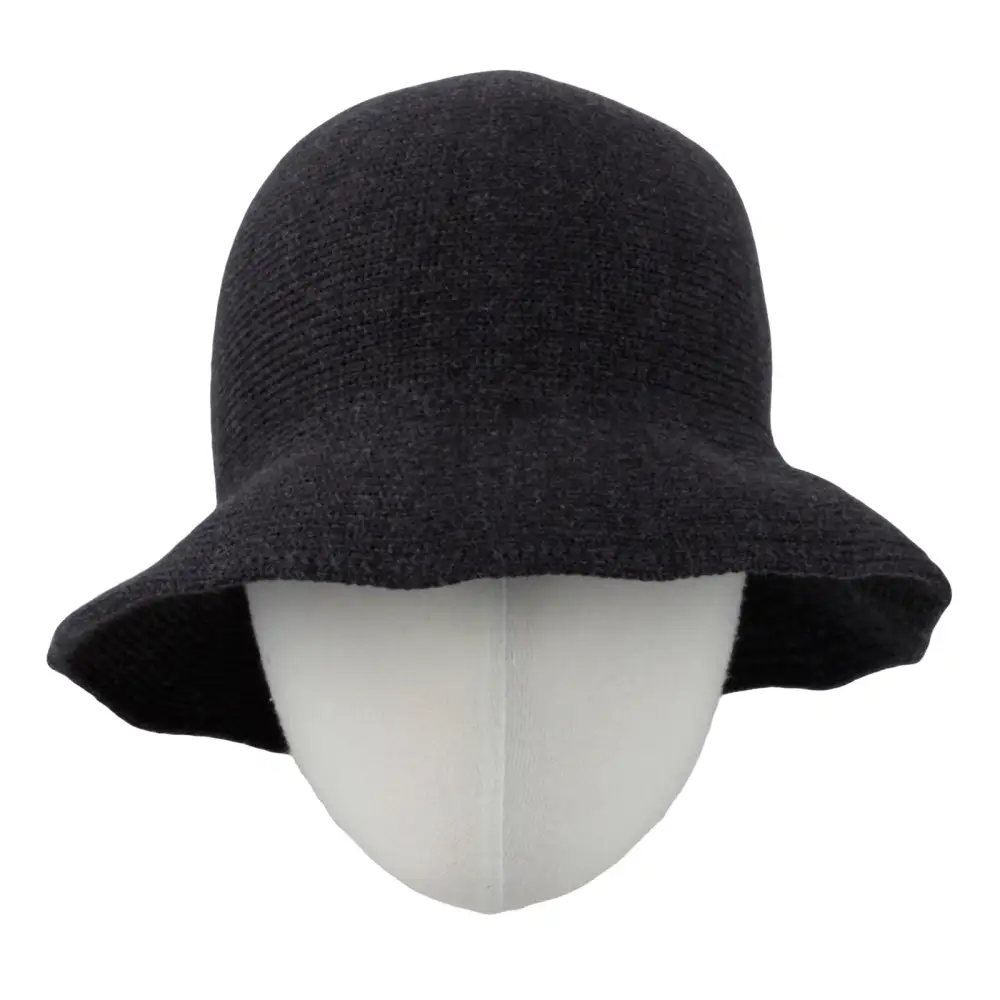 Bow Accent Fedora Bucket Hat
