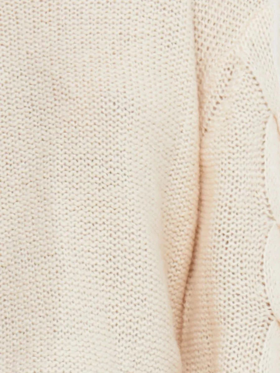 MOCK NECK KNIT JUMPER