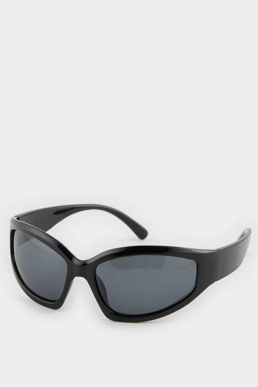 Round-Framed Black Ladies' Sunglasses