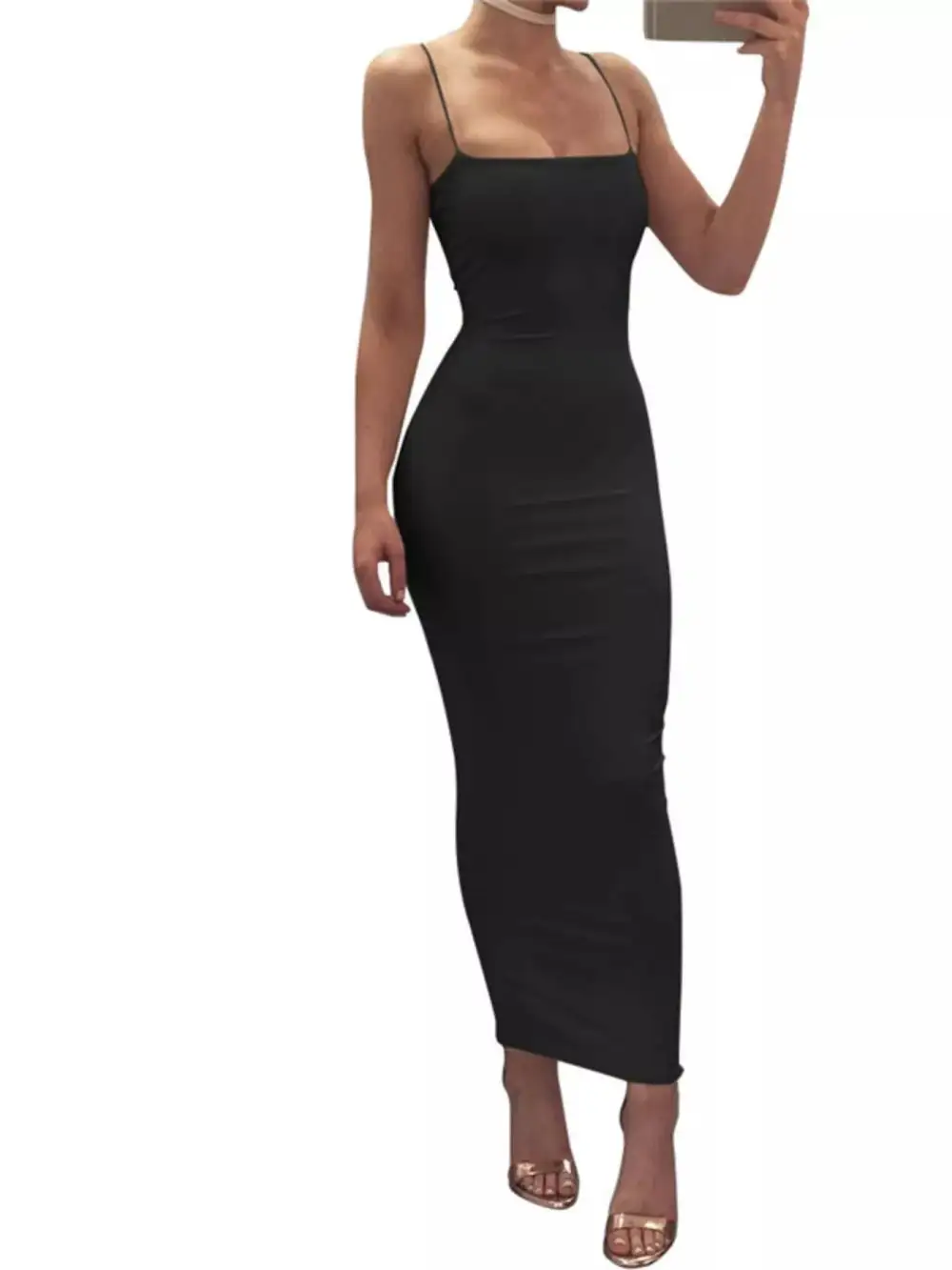 Lightweight Feel Sleeveless Midi Dress