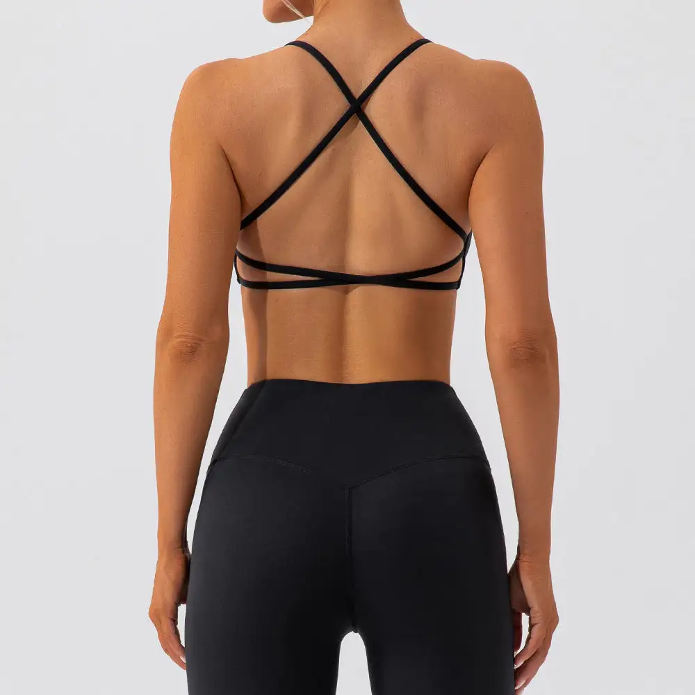 Quick-Dry Backless Bra and Leggings Active Set