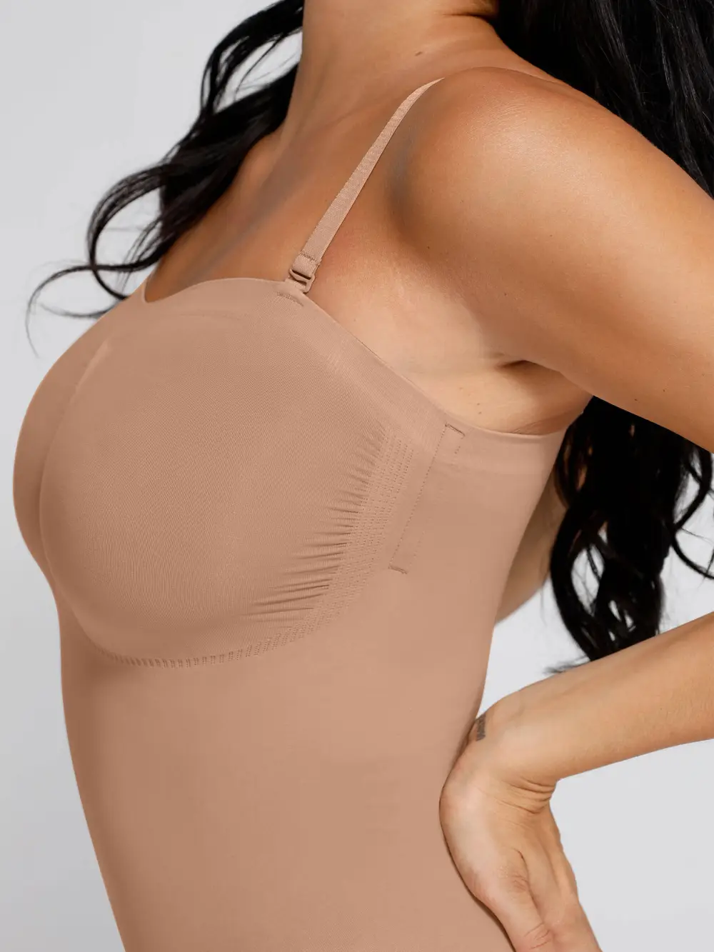 Seamless Strapless Shaping Bodysuit