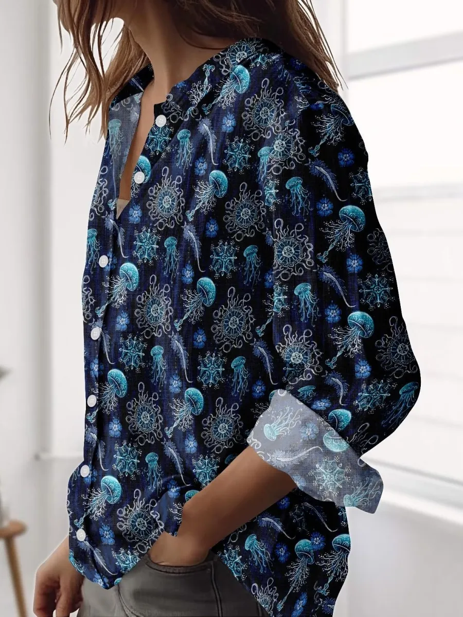 Jellyfish Print Shirt
