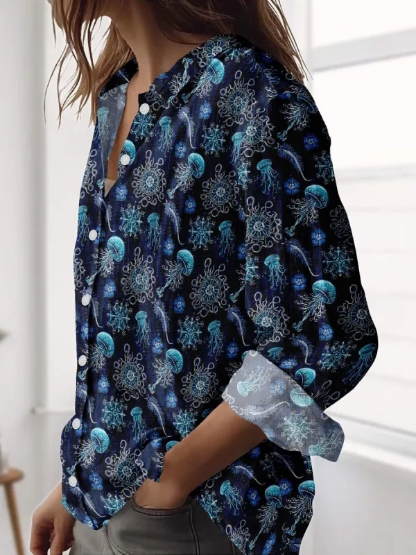 Jellyfish Print Shirt