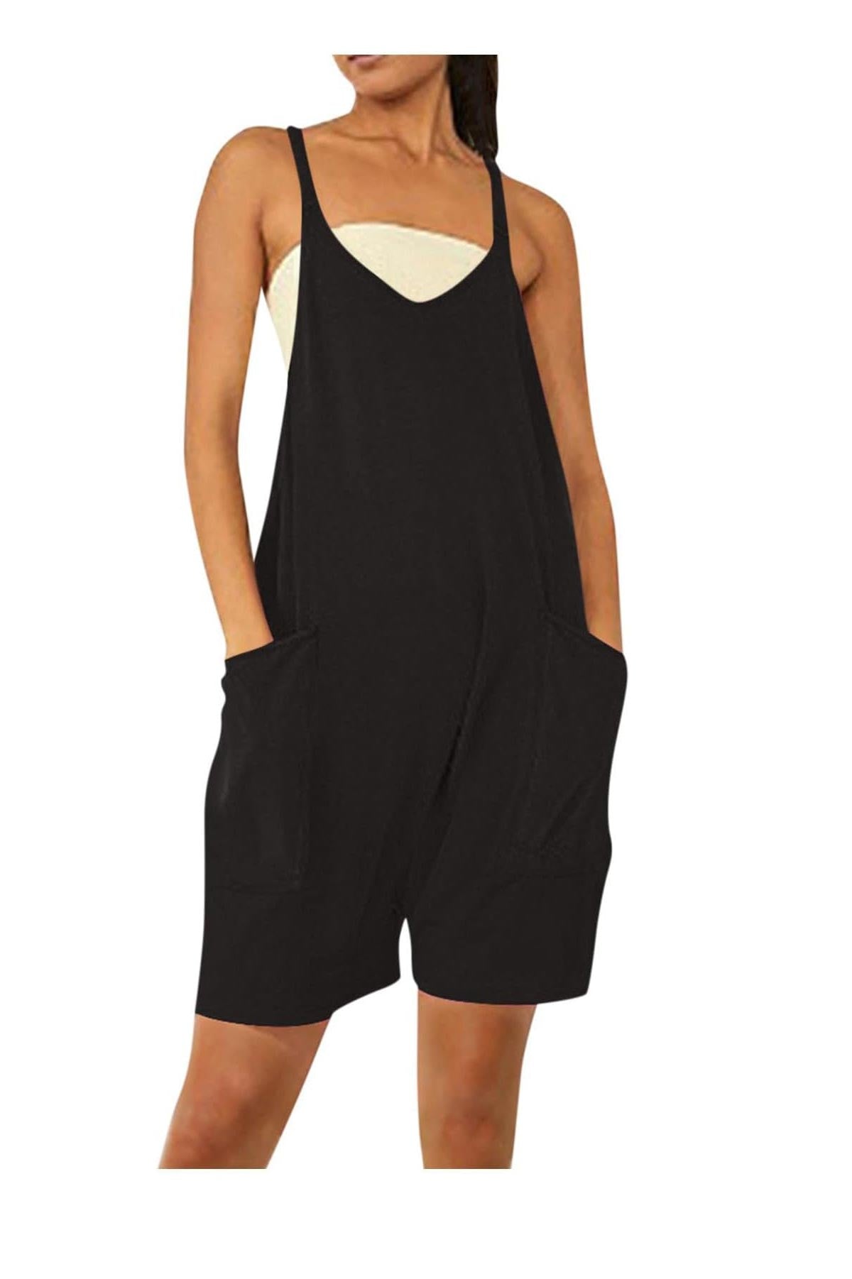 Black Harem - Style Jumpsuit