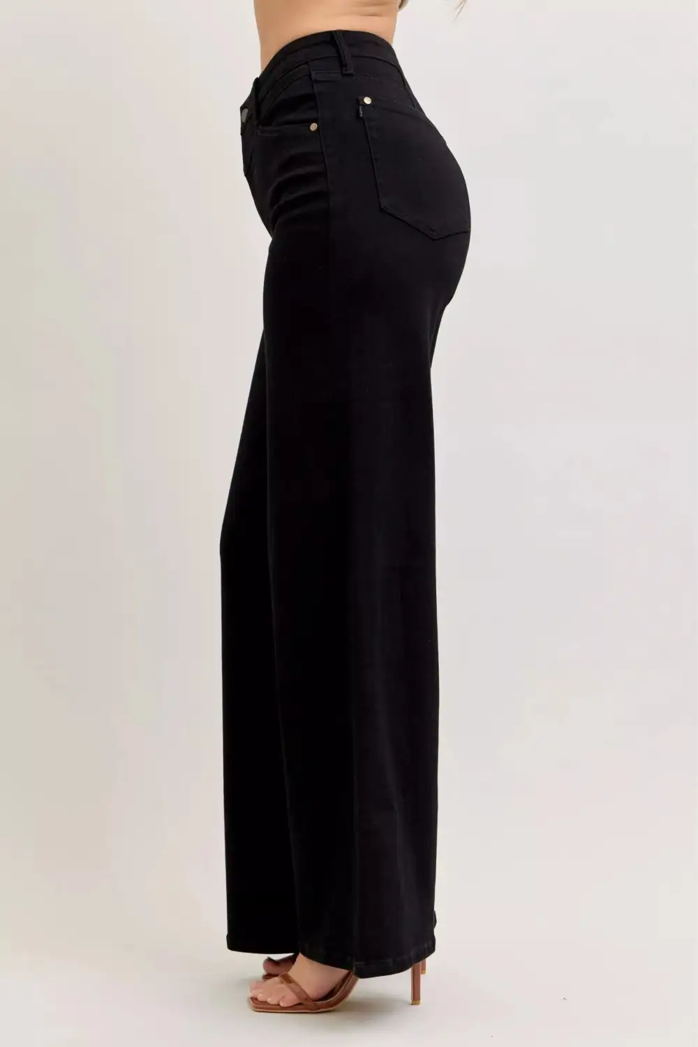 High Rise Wide Leg Jeans