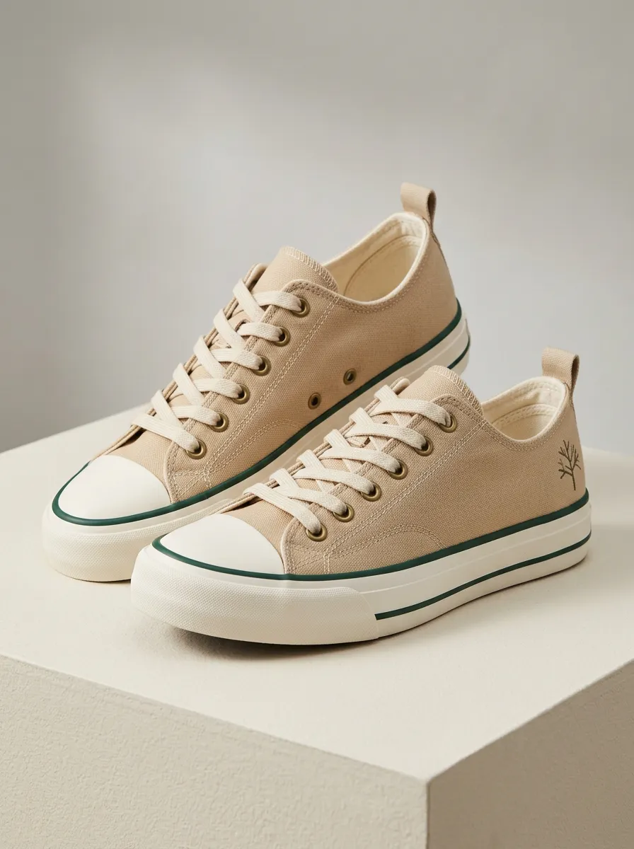 Nature Unisex Low-Top Canvas Sneakers