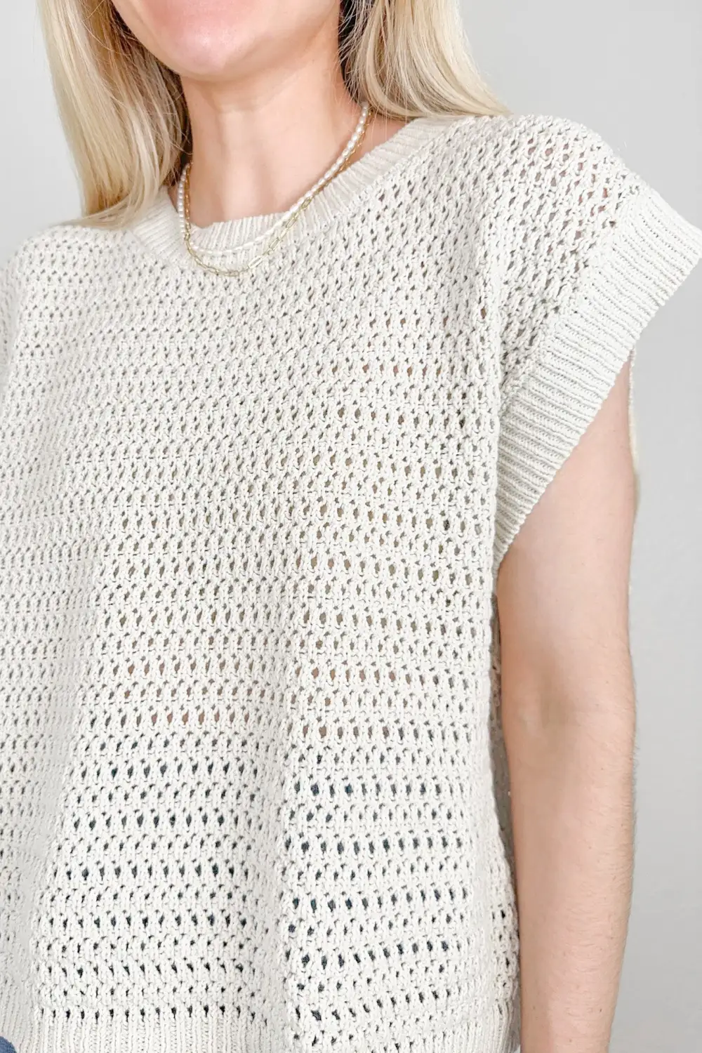 Soft Knit Sweater Vest