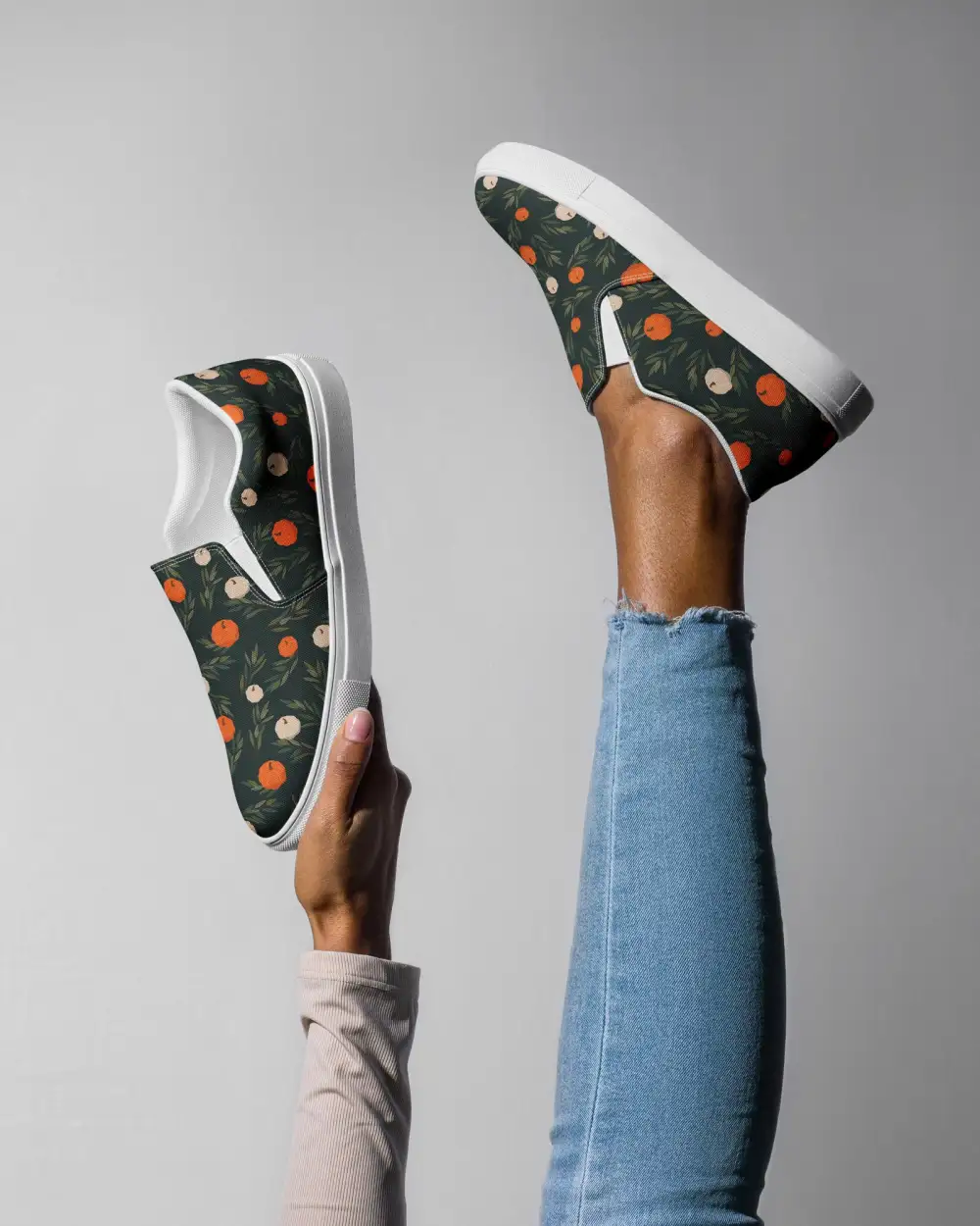 Woodland Botanical Slip On Shoes