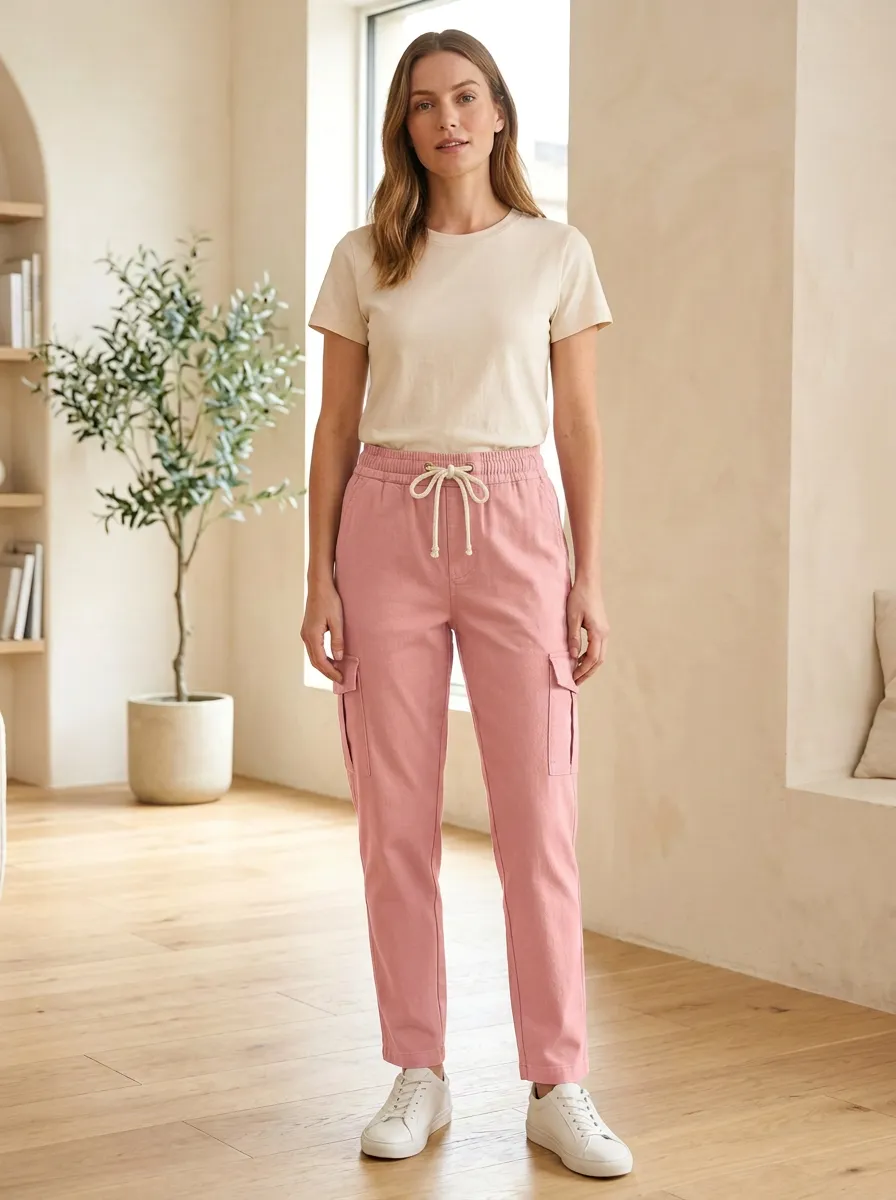 Women's Classic Cargo Pocket Cargo Cargo Work Pants