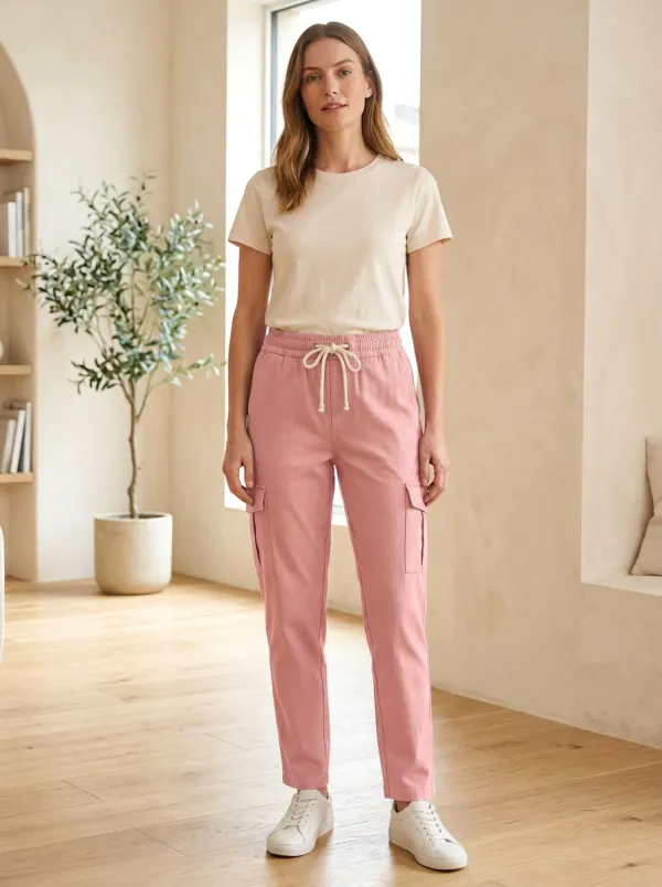 Women's Classic Cargo Pocket Cargo Cargo Work Pants